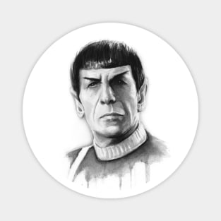 Spock Portrait Magnet